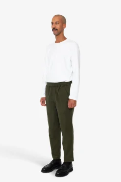 Drawcord Assembly Pant - Dark Olive Moleskin