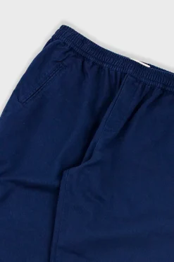 Drawcord Assembly Pant - Deep Navy Brushed Twill