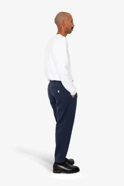 Drawcord Assembly Pant - Deep Navy Brushed Twill