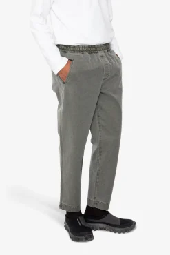 Drawcord Assembly Pant - Olive Slub