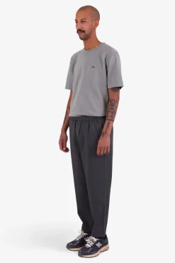 Drawcord Assembly Pant - Soft Black Herringbone