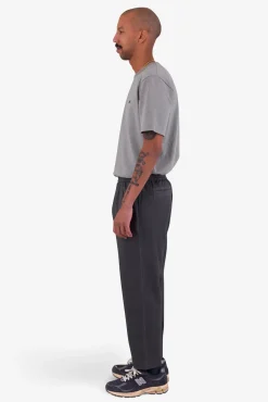 Drawcord Assembly Pant - Soft Black Herringbone