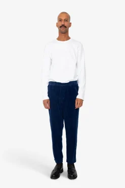 Drawcord Assembly Pant - Washed Indigo Cord
