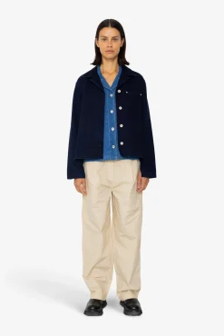 Drawcord Baggy Pants - Light Stone
