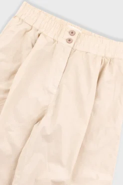 Drawcord Baggy Pants - Light Stone