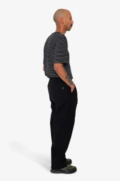 Drawcord Loose Trouser - Black Ripstop