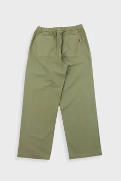Drawcord Loose Trouser - Light Olive Ripstop