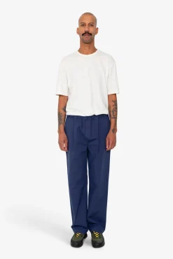 Drawcord Loose Trouser - Rich Navy Ripstop