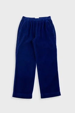 Drawcord Signal Pants - Rich Navy Cord