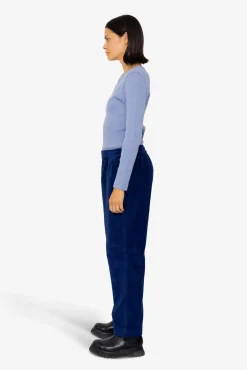 Drawcord Signal Pants - Rich Navy Cord