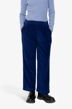 Drawcord Signal Pants - Rich Navy Cord