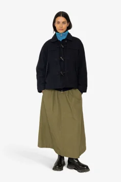 Duffle Coat - Navy Wool Twill