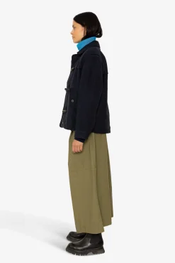 Duffle Coat - Navy Wool Twill