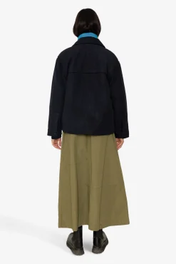 Duffle Coat - Navy Wool Twill
