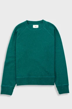 Engineered Raglan Sweat - Phthalo Green