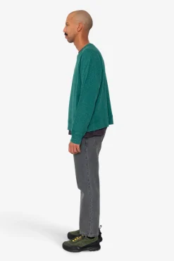 Engineered Raglan Sweat - Phthalo Green