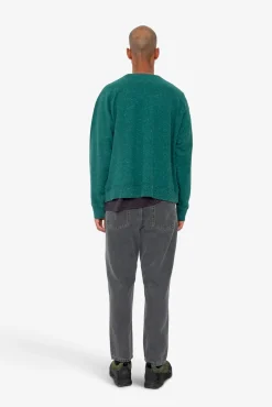 Engineered Raglan Sweat - Phthalo Green
