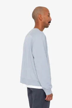 Engineered Raglan Sweat - Soft Blue