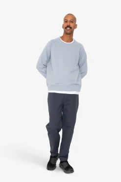 Engineered Raglan Sweat - Soft Blue