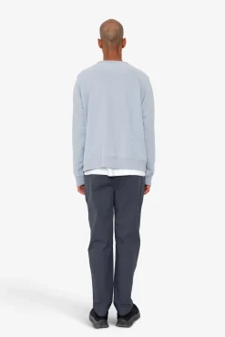 Engineered Raglan Sweat - Soft Blue
