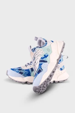 Flower Mountain - Kotetsu Woman - Grey-Light Blue Cream