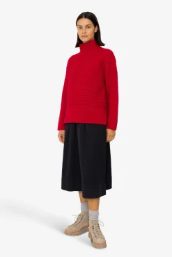 Full Seam Skirt - Black Small Basket Weave