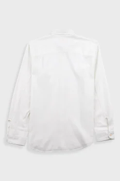 Herringbone Curve Shirt - Off White