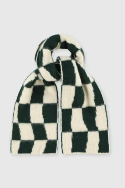 Howlin' | Mini Checkerboard Scarf - Forest