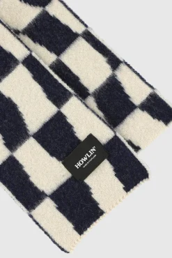 Howlin' | Mini Checkerboard Scarf - Navy