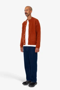 Knitted Jacket - Burnt Ochre