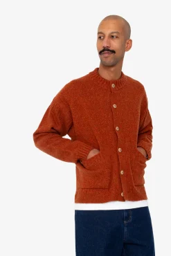 Knitted Jacket - Burnt Ochre