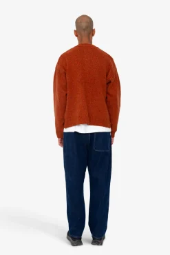 Knitted Jacket - Burnt Ochre