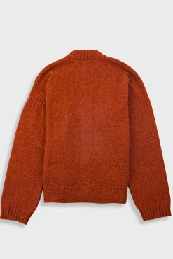 Knitted Jacket - Burnt Ochre