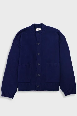 Knitted Jacket - Navy