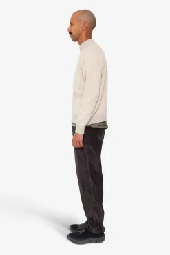 Knitted Zip Through Bomber - Stone