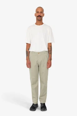 Lean Assembly Pant - Light Olive Brushed Twill
