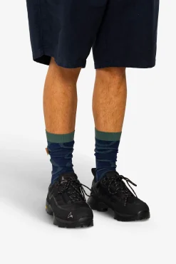Lightweight Suiting Sock - Navy / Khaki