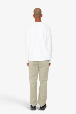 Long Sleeve Textured T-Shirt - White