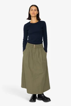 Maxi Skirt - Dark Olive