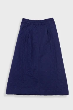 Maxi Skirt - Quilted Navy