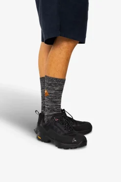 Melange Socks - Black Mix