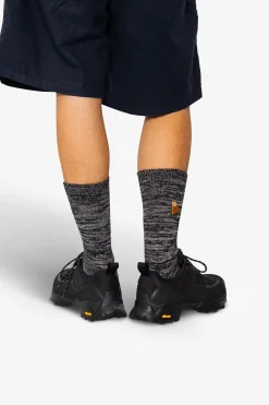 Melange Socks - Black Mix