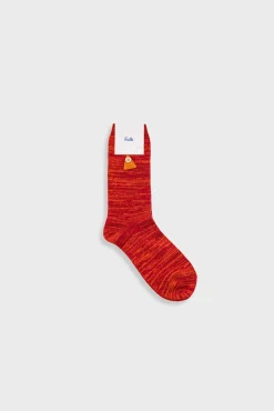 Melange Socks - Crimson Mix