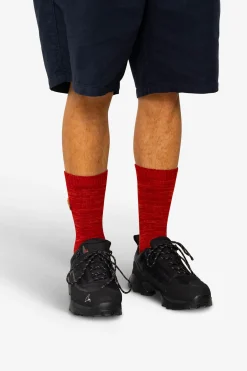Melange Socks - Crimson Mix