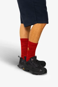 Melange Socks - Crimson Mix