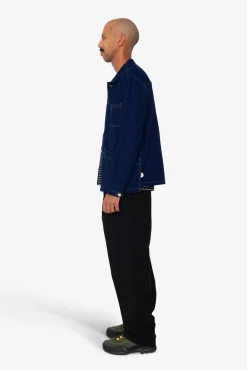 Meyer Shirt Jacket - Deep Denim Herringbone