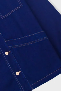 Meyer Shirt Jacket - Deep Denim Herringbone
