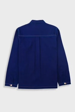 Meyer Shirt Jacket - Deep Denim Herringbone