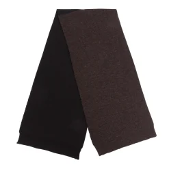 MHL - Colour Block Scarf - Utility Wool - Brown/Black