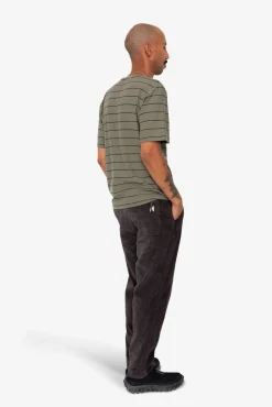 Microstripe T-Shirt - Olive / Black